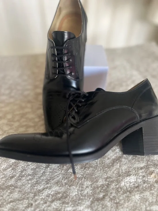 The Office of Angela Scott Miss Button Black Derby/Oxford - Picture 5 of 10